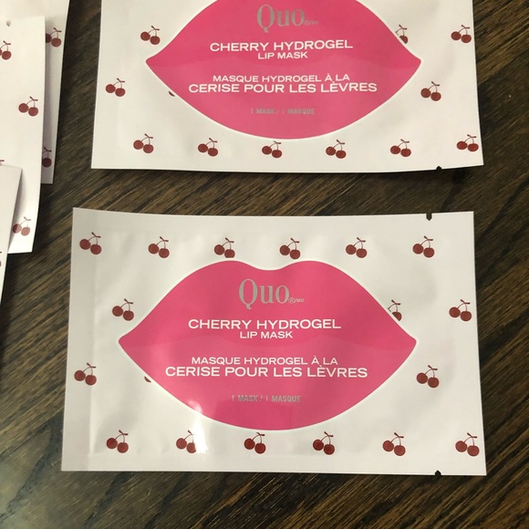 New Quo Cherry Hydrogel Lip Mask Lot of 34 pieces - Picture 2 of 3